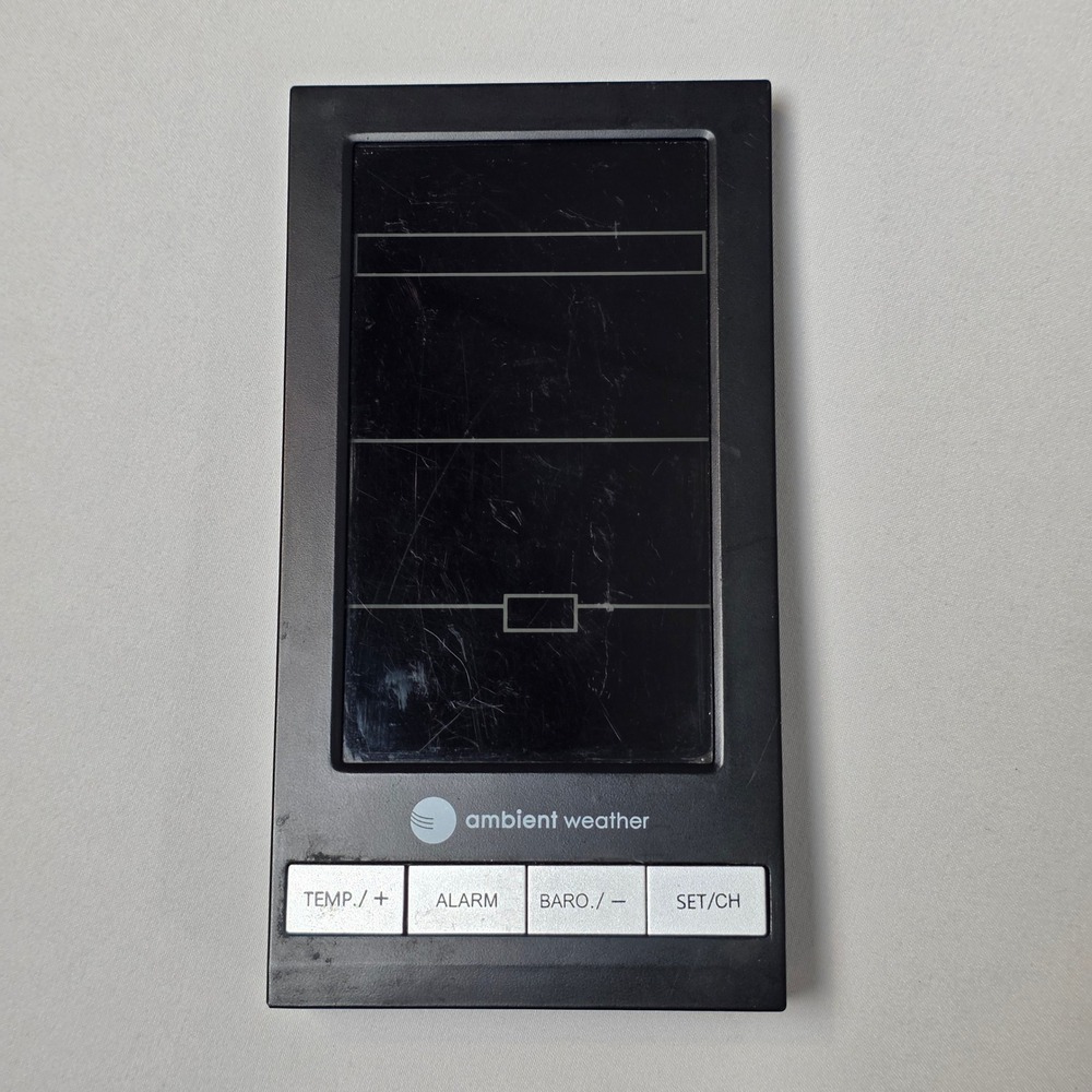 Ambient Weather WS-2801A Weather Station Receiver Digital Display Console TESTED